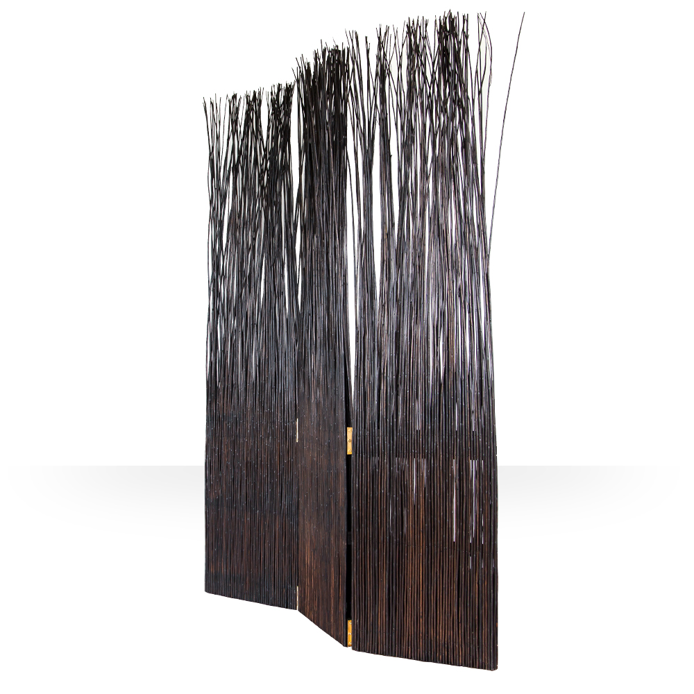Paravent Willow Brown | 3-panel | Room Divider Partition Privacy Screen