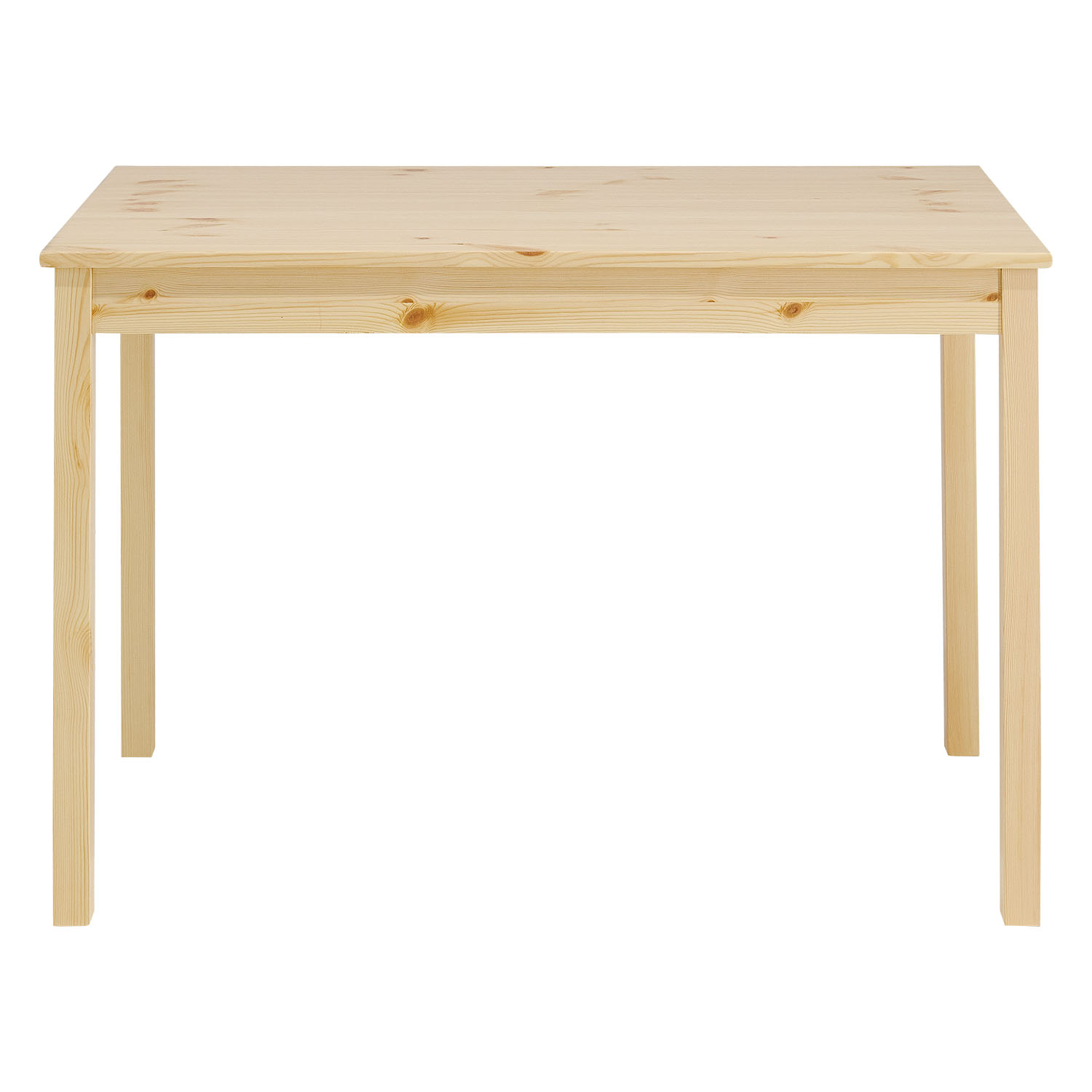 Dining set | 4-piece set chairs natural wood | country style | wooden dining table 108 x 65 cm Esstisch mit 4 Stühlen Set Essgruppe Weiß Natur Esszimmertisch 108x65 cm Küchenstühle Holz Massiv Landhausstil