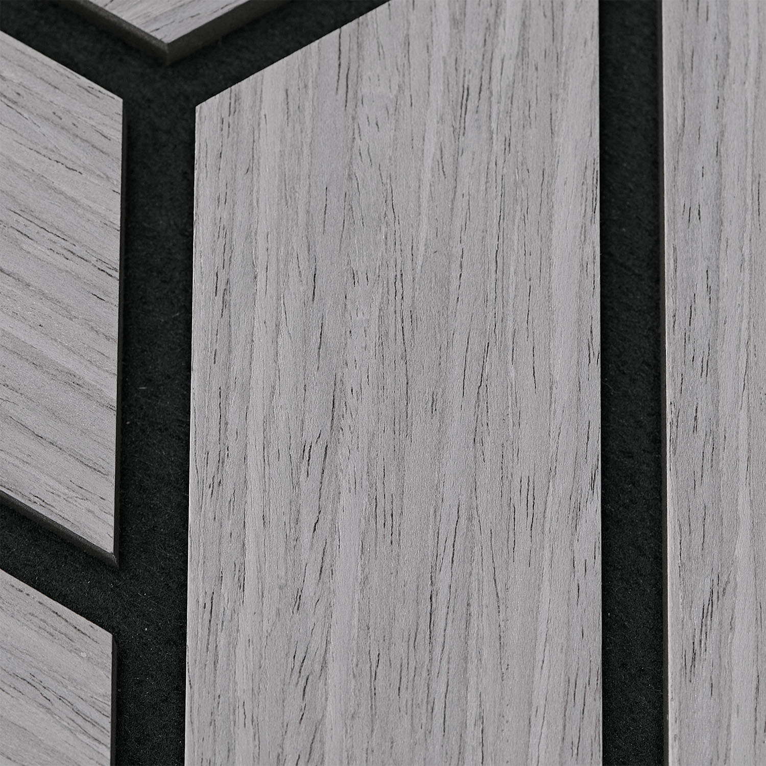 Akustikpaneele Holz 30 x 26 cm Braun Grau Natur Paneele Hexagon Wandpaneele 3D Wandpaneel Wandverkleidung Dekorpaneel