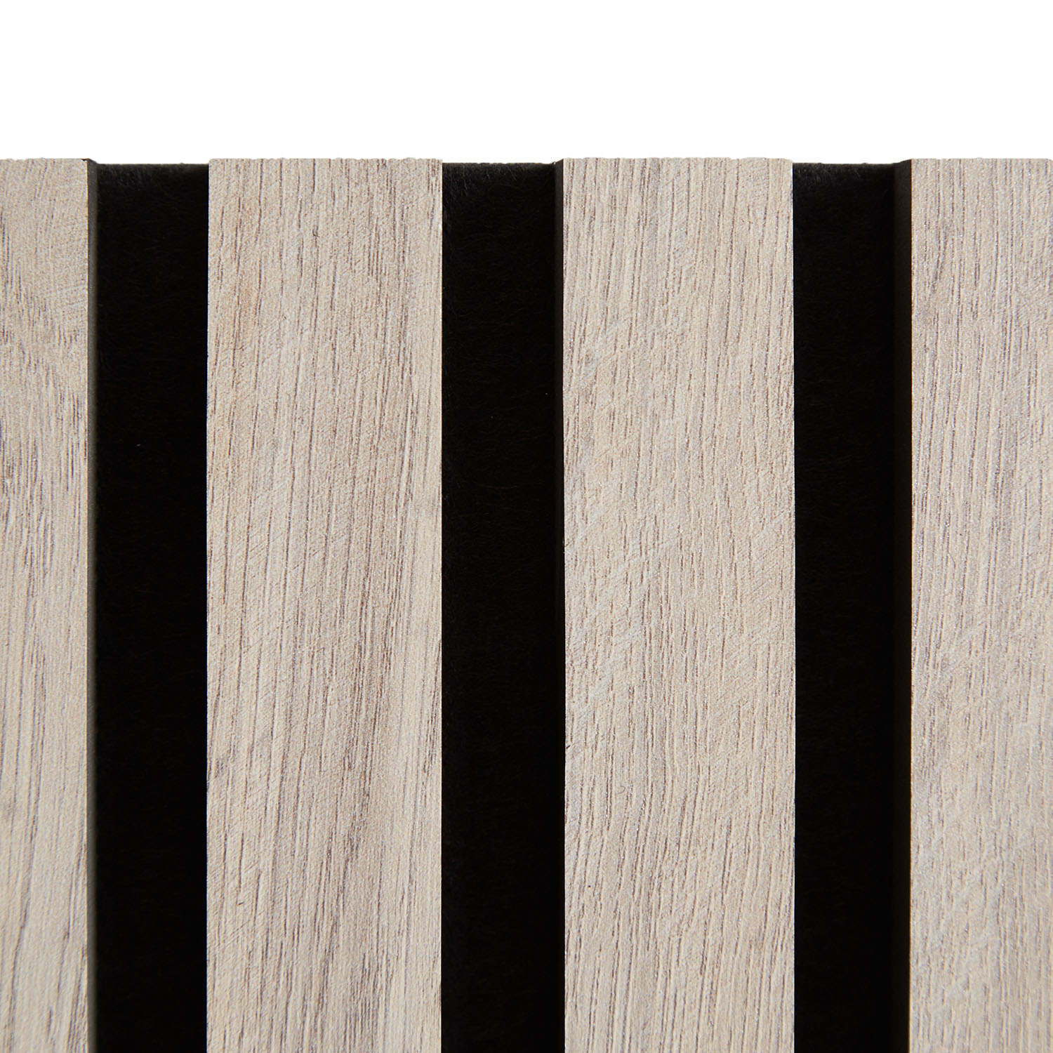 Acoustic Panels Wall Panels 60 x 60 cm Light Gray | Wood | 1 Piece | 3D Strips