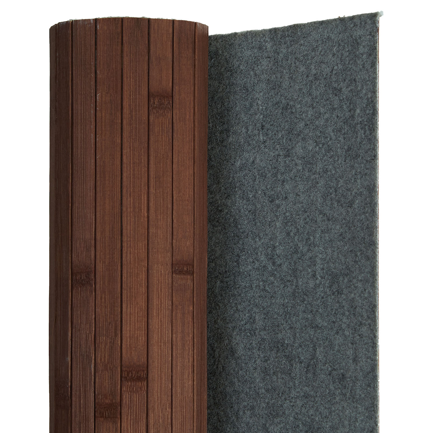 Paravent Bamboo Height 145 cm Dark Brown | Room Divider | Partition Privacy Screen