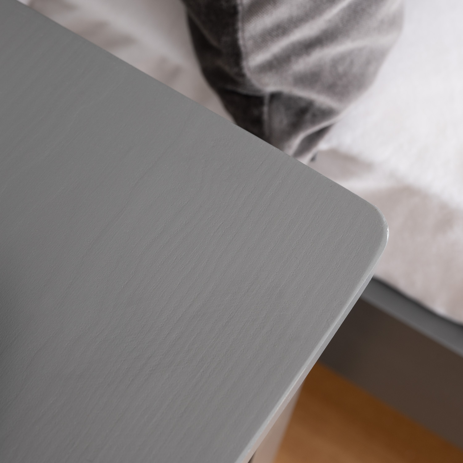 Bedside table grey Sofa Table Wooden Nightstand