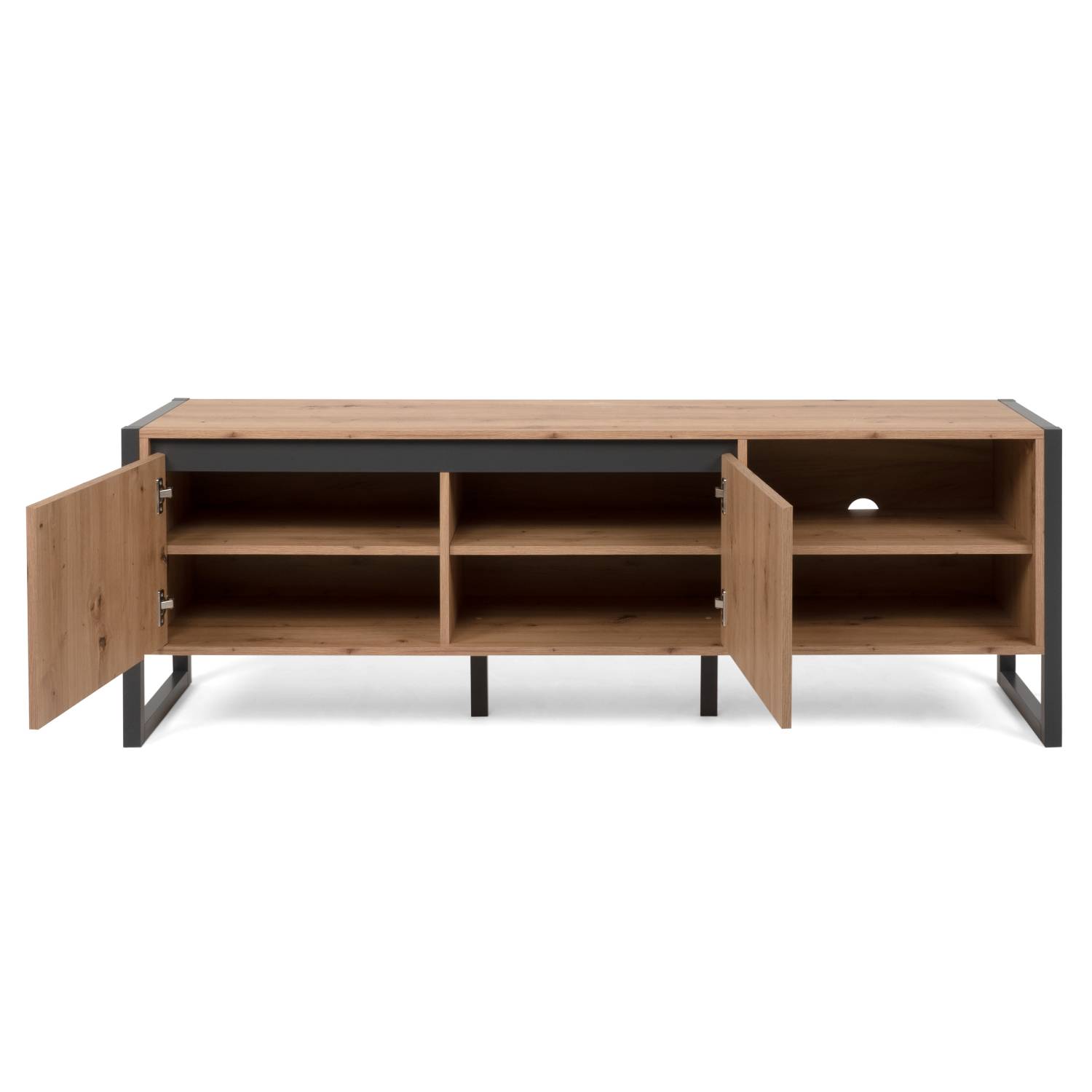TV Board TV Cabinet TV Stand Sideboard Storage Industrial Style Wood Media Unit