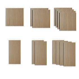 1, 2 or 4 Wall panels 60 x 60 120 cm Wood paneling for walls Acoustic panels Bedroom paneling Wall cladding Acoustic sound panels Sound proof panels
