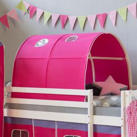 Childrens Bed Tunnel Bed Tent Bunk Bed Cabin Bed accessories pink