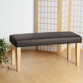 Bench PVC upholstered bench side bench 103 cm