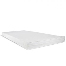 Kinderbett 90x200 Etagenbett Holzbett Weiß Jugendbett Doppelstockbett Rausfallschutz Umbaubar Matratze Stauraum