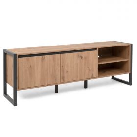 TV Board TV Cabinet TV Stand Sideboard Storage Industrial Style Wood Media Unit