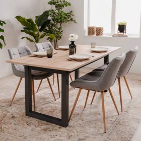 Dining Table Kitchen Table Wooden Table Expandable Table Industrial Style