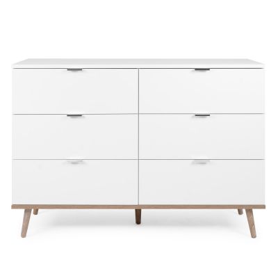 Commode Sideboard Blanc Bois Chambre à coucher Penderie